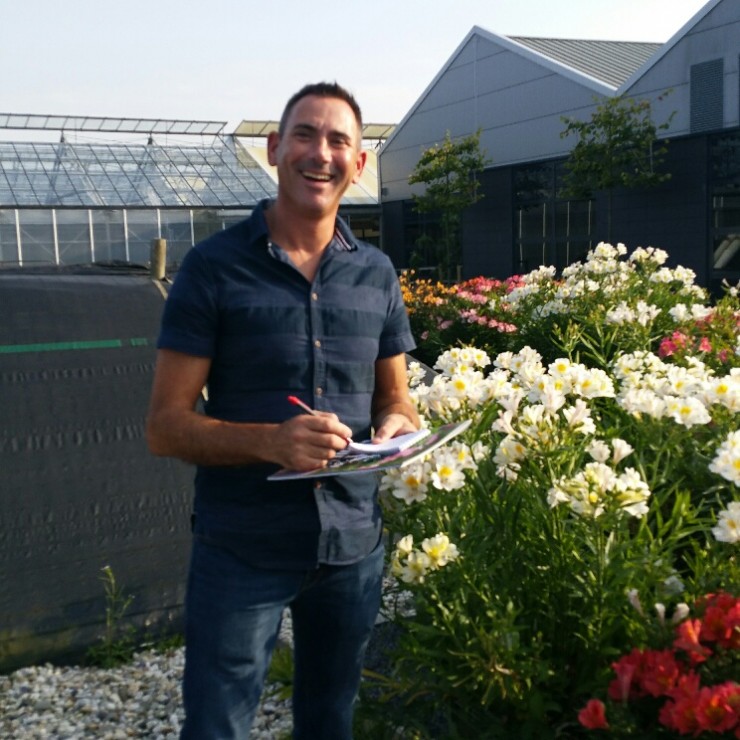 Peter at Flower Trials 2016