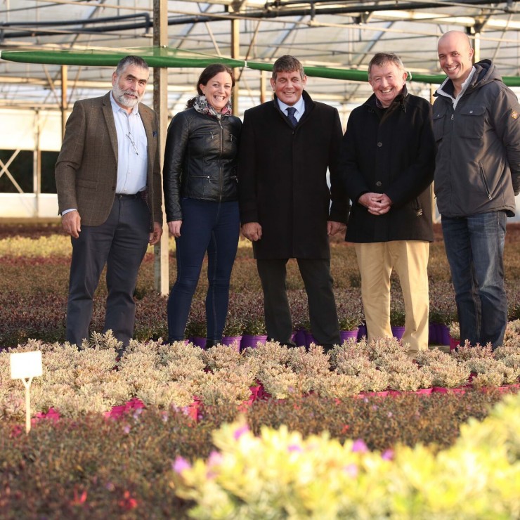 Minister Andrew Doyle visits Tully Nurseries 2017